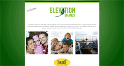 Desktop Screenshot of elevationbrands.com